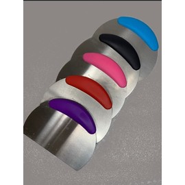 Dough Scraper Z Jabeen Ltd, Dough Cutter Stainless Steel Blade and Soft TPR Handle,16CM .Dual Sided,Bench Scraper,Kitchen Scraper,Food scraperr,Bread cutterr, for Baking (Pink)