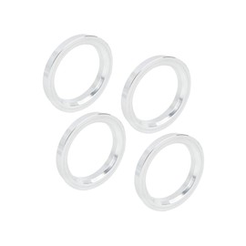 Hihaha 4pcs 73.1 to 57.1 mm Aluminium Alloy Car Hub Centric Rings Durable Material