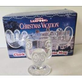 National Lampoon's Christmas Vacation Moose Reindeer Head Glass Mug Cup