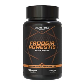 Fadogia Agrestis 1500 mg per daily dose (10:1) - 120 high-dose vegan capsules Vitamax Herbal