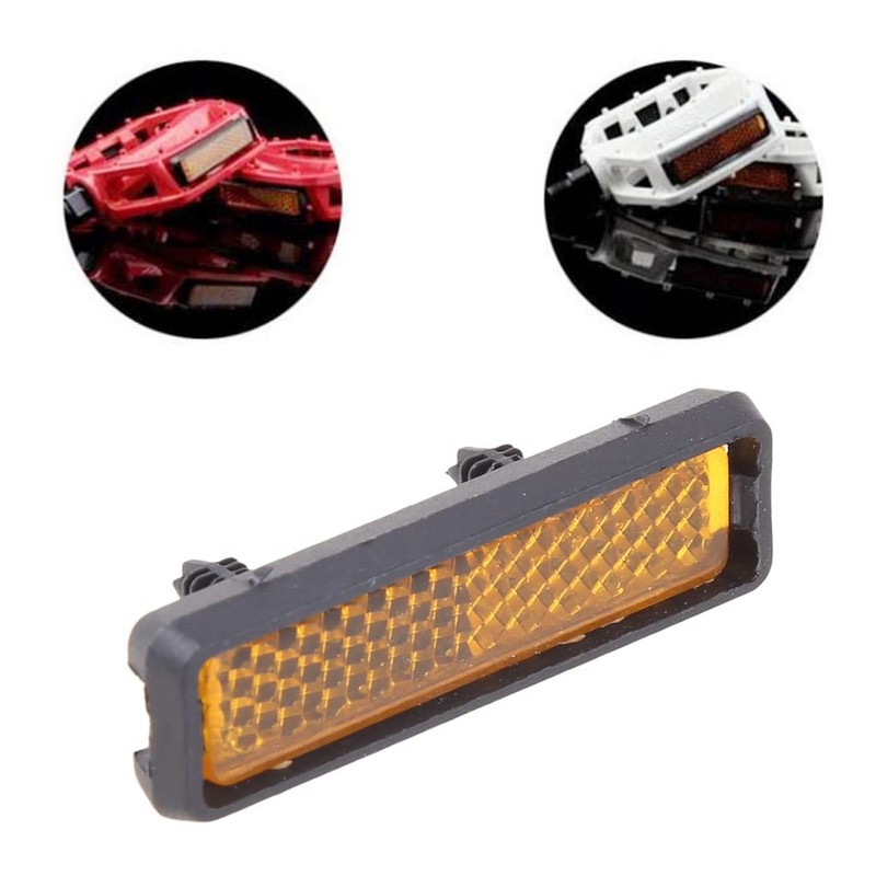ZEKANXX 4 Pcs/Set Bicycle Pedal Reflector Safety Night Cycling Reflective