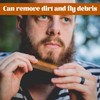 Beard Brush Wild Boar Bristles, Beard Brush and Beard Comb,