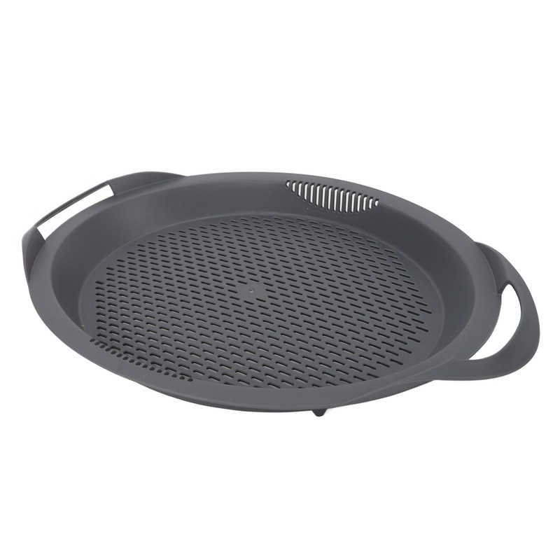 Kitchen Food Processor Robot Tray with Perforated Holes Steaming Tray