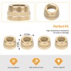 Compatible with Ford Bronco Sport 2021-2024, 4PCS AC Trim Ring