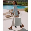 LUGGEX Luggage with Spinner Wheels - Polycarbonate Hard Shell Suitcase,