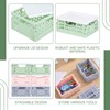 Hushee 12 Pcs Mini Pastel Plastic Storage Baskets with Lids