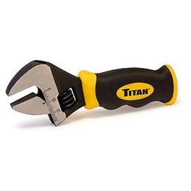 Titan Tools 11060 8" Stubby Adjustable Wrench