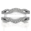 Double Infinity Wedding Ring Guard Enhancer