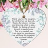 Thank You for the Laughter Heart Plaque | Sentimental Friendship
