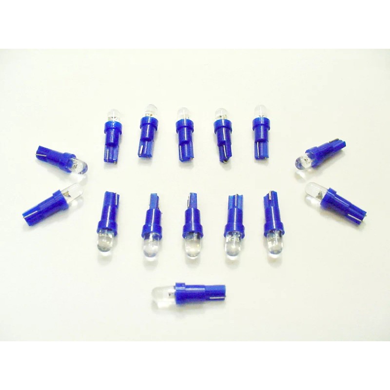 Lumiglow 15 BRIGHT Blue Instrument Panel Cluster Dashboard Domes LEDs