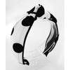 axy Wide Headband Series with Large Dots HR34P (White with