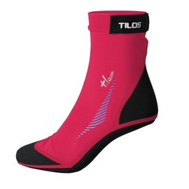 Tilos Sport Skin Socks for Adults and Kids, Protect Against Hot Sand & Sunburn for Water Sports & Beach Activities (4XS, Pink)