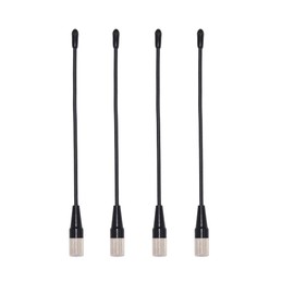 PALPEAL 4 PCS Whip Replacement Antenna for Shure ULXD1 QLXD1 UR1 UR1M UR5 P9R P9RA P10R WLXD1 Wireless Bodypack Transmitter Receiver,518 to 698 MHz
