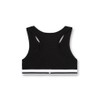 Sanetta Bustier Schwarz Reggiseno Sportivo, Super Black, 140 cm Bambina