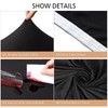 Cocktail Table Covers Spandex Square Table Cloth Stretchable Fitted Tablecloth