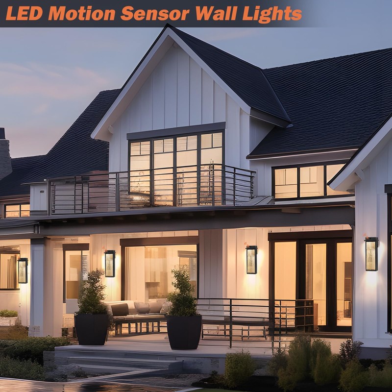 VenzBlomia Upgraded Motion Sensor LED Outdoor Lights, 2 Pack 16”