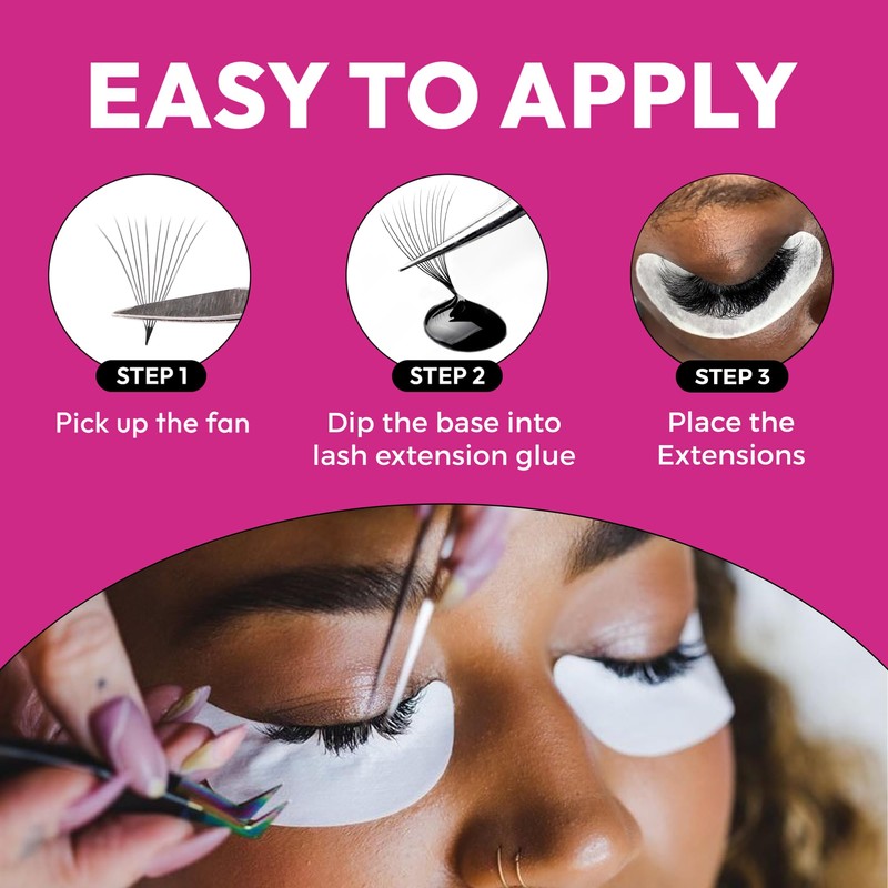 Eyesy Lash Eyesy Lash 500 Promade Fans - 16D 0.03