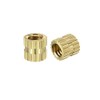 sourcing map Knurled Insert Nuts - 50Pcs M4 x 5mm