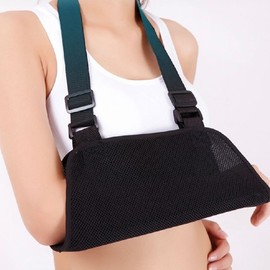 Adjustable Arm Sling Shoulder Injury Support for Casts Arm Sling Black 2ea