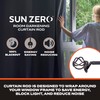 Sun Zero SN45043 Cage Open Work Ball End Blackout Room
