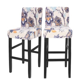 Deisy Dee Stretch Slipcovers Chair Cover for Counter Height Side Chairs Covers Stretch Protectors Pack of 2 C172 (WW)