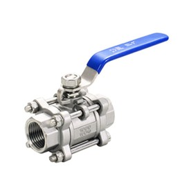 CNORJMDL 1/2" 3/4" 1" 1-1/4" 1-1/2" 2" Stainless Steel BSP Thread Ball Valve Three-Piece Ball Valve for Use with Liquids and Gases(1.25 Inch)