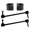 TRQ Front Suspension Kit Sway Bar Bushing Set Sway Bar