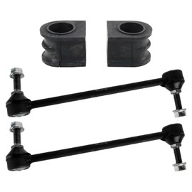 TRQ Front Suspension Kit Sway Bar Bushing Set Sway Bar Stabilizer Link Compatible with 2005-2014 Ford Mustang