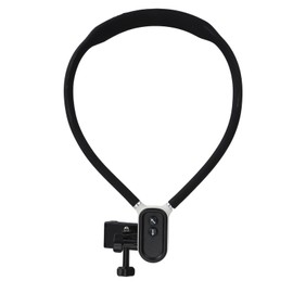 Magnetic Neck Mount Necklace Holder Adjustable Soft Silicone POV Chest Head Shoulder Angle Lanyard for Action Camera Mobile Phone