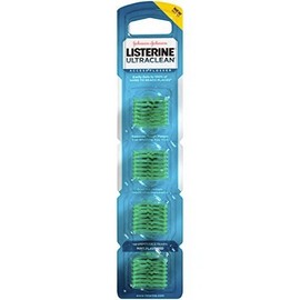 5 Pack Listerine Ultra Clean Access Flosser Mint Refill Heads 28 Count Each
