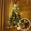 Salcar Christmas Tree Lights with Ring, Christmas Tree Throw-over Fairy