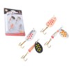 ELBFANG 4X Blinker Spinner Set Raubfisch Angelset Barsch Forelle Hecht