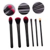 BIUDECO Makeup Brush Kit Red Soft Hair for Eye Shadow