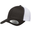 Yupoong YP Classics Retro Trucker Cap, Black/White, OSFA