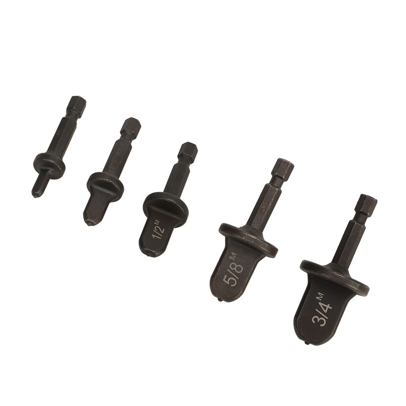 5pcs Copper Tube Expander Copper Pipe Swaging Tool Drill Bit
