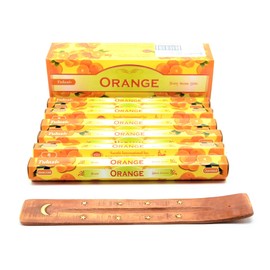 Orange Joss Incense Sticks (Orange) 120 Sticks, Ashtray, Ashtray
