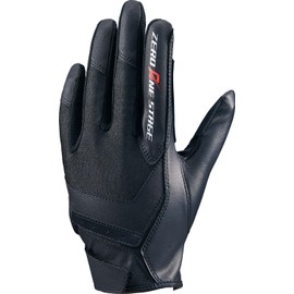 ZETT LHJF BG29632J Batting Gloves, Zero One Stage Boys Guard Gloves, Left Hand, One Size, Black (1900)