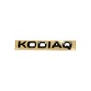 Kodiaq Black Tailgate Emblem Letters Blackline Logo