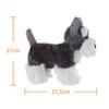 Apricot Lamb Charming Schnauzer Dog Puppy, Plush Toy for Girls,