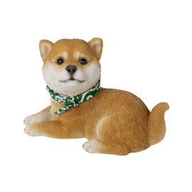 Uvia H24090 Moshiba Inu Side-Sitting 6.1 x 3.3 x 3.9 inches (15.5 x 8.5 x 10 cm), Doll, Figurine, Figurine, Animal, Garden, Decoration, Dog, Dog