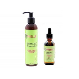 Mielle - COMBO DE ROMERO Y MENTA (CREMA Y ACEITE)