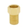 Hooshing 1/2" G Male to 1/2" NPT Female Brass Pipe