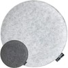DuneDesign 25mm thick round Felt Cushion for chairs Ø 35cm