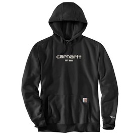 Carhartt Men's Force Relaxed Fit Lightweight Logo Graphic Sweatshirt, Black, 3X-Large