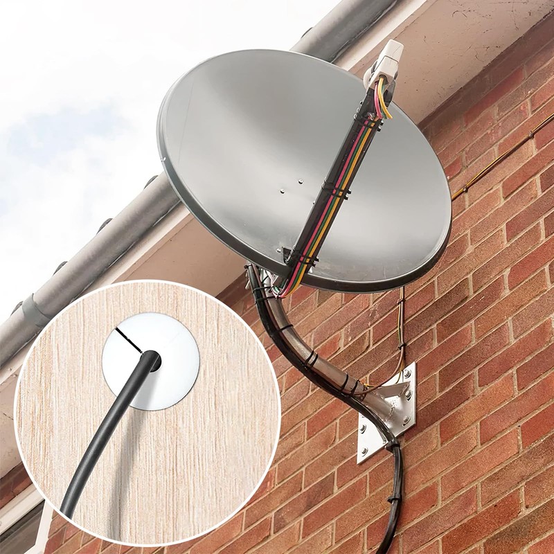 Pack of 5 Wall Feed-Through for Starlink, for 2.54 cm