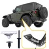 Rexka 45pcs Fender Flare Hardware Kits for Jeep Wrangler JL