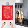 WIYETY Pack of 2 Premium Fire Blankets: Fire Protection Blanket