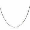Silver One Venetian Chain Necklace, Silver, Silver, Width 0.08 inch