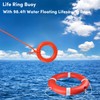 23 Inch Life Rings with 98.4ft Water Floating Lifesaving Rope
