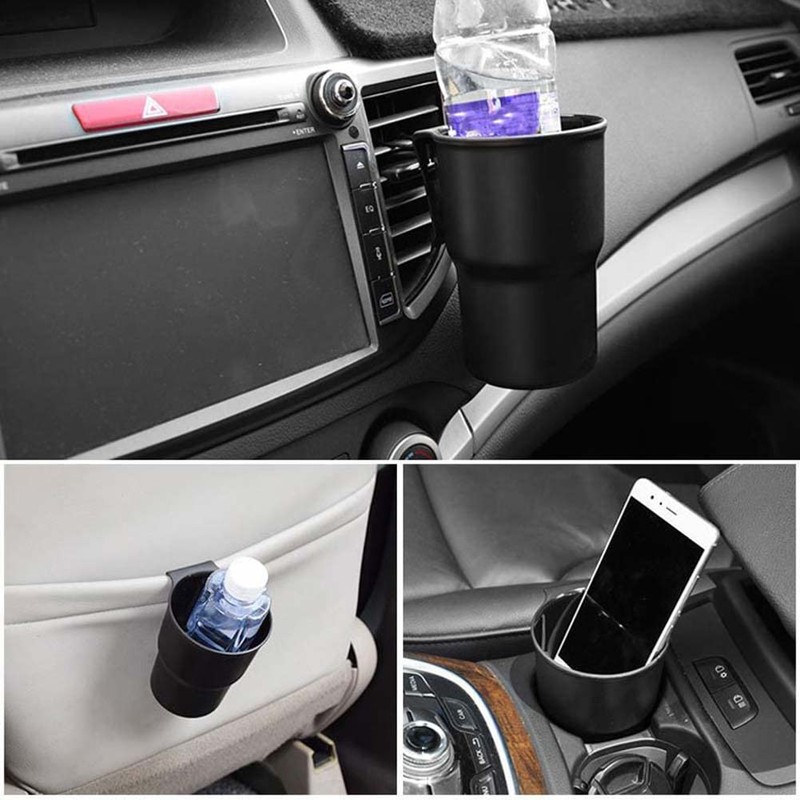 Ejoyous Portavasos Universal para Coche, Caja Multifuncional de Material PP